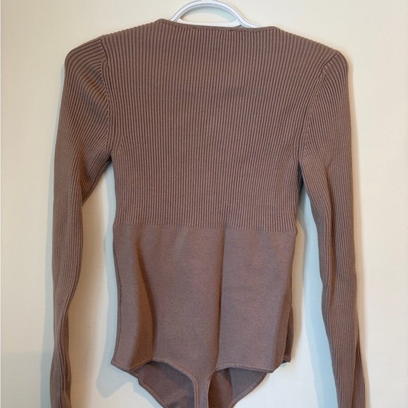 Abercrombie Tan Ribbed Bodysuit - Picture 5 of 6